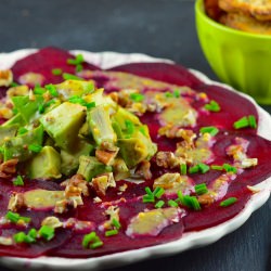 Avocado Beet “Carpaccio” Salad