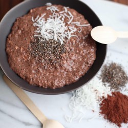 Chocolate-Coconut Chia Seed Pudding
