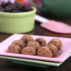 Blueberry Greek Yogurt Truffles