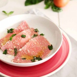 Pink Raviolis