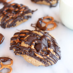No-Bake PB Pretzel Cookies