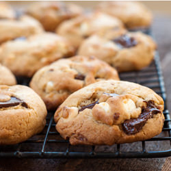 Chocolate-White Chocolate Cookies