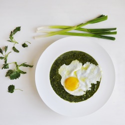 Nettles Pesto with Fried Eggs
