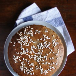 Buckwheat Cake with Puffed Rice