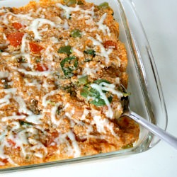 Pizza Quinoa Casserole