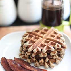 Banana Vanilla Bean Waffles