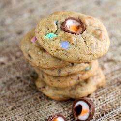 Leftover Easter Candy Cookies