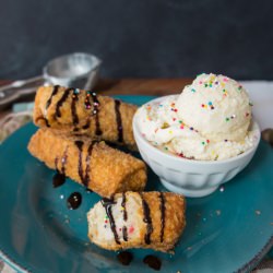 Birthday Cake Egg Rolls