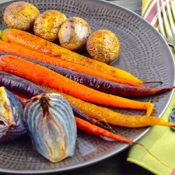 Roasted Rainbow Carrots