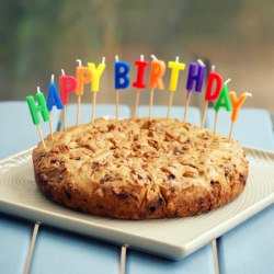 Healthier Choc Chip Cookie Cake