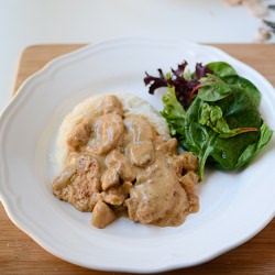 Pork Tenderloin with Mushrooms