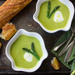 Asparagus Green Garlic Soup