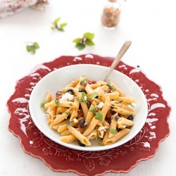 Penne, Olives and Feta Salad