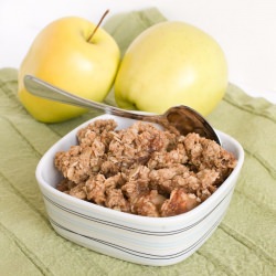 Maple Cheddar Apple Crumble