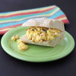 Pepper and Egg Sandwich