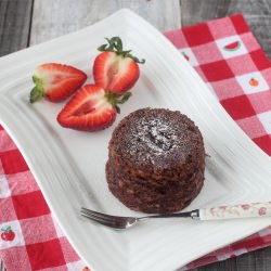 Eggless Microwave Brownie