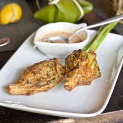 Chicken Stuffed Lemongrass