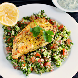 Spiced Chicken with Tabouli