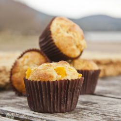 Peach and Almond Muffins