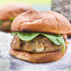 Basil Spinach Turkey Burger