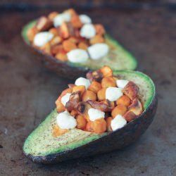 Buffalo Stuffed Baked Avocado