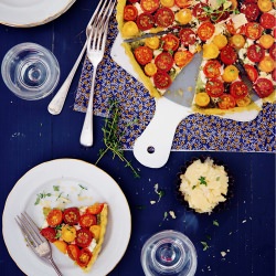 Heirloom Cherry Tomato Tart