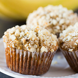 Banana-Macadamia Nut Muffins