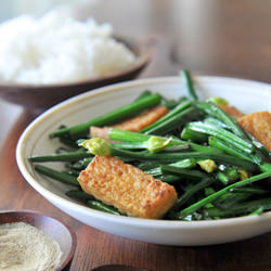 Chinese Chives with Tofu