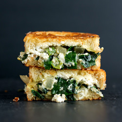 Spanakopita Grilled Cheese