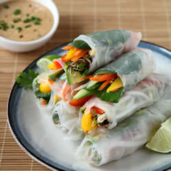 Healthy Veggie Spring Rolls