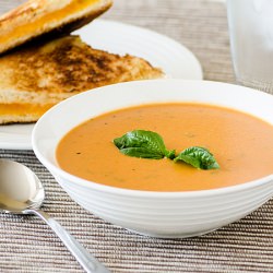 Slow Cooker Tomato Basil Soup
