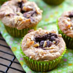 Nutella, Walnut and Banana Muffins