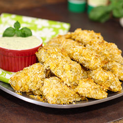 Baked Chicken Pesto Bites