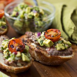 Grilled Steak Crostini