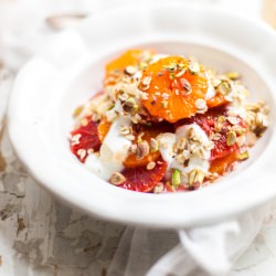 Oranges w/ Rose Water and Cardamom