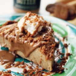 Cookie Butter and Biscoff Pie