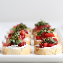 Strawberry Bruschetta