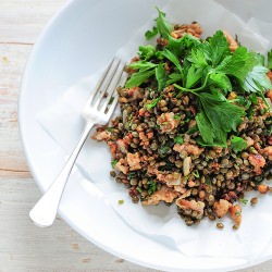 Quick Sausage & Lentils