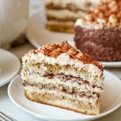Tiramisu Layer Cake