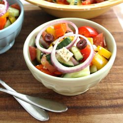 Healthy & Delicious Greek Salad