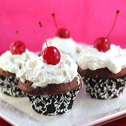 Cherry Coke Cupcakes