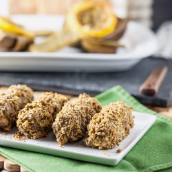 Garlic Parmesan Tempeh Wings