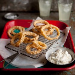 Crispy Oven Roasted Onion Rings