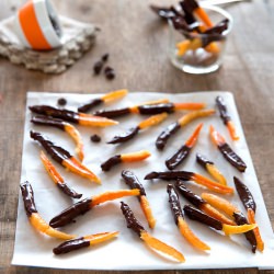 Chocolate Dipped Candied Citrus