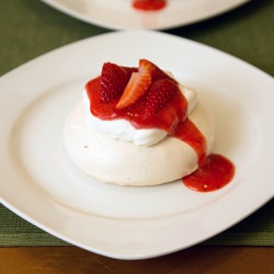Individual Strawberry Pavlova
