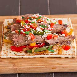 Flank Steak Tostadas