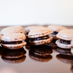 Chocolate Macarons
