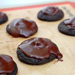 Chocolate Covered Cherry Cookies