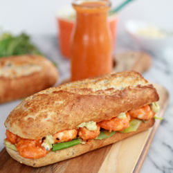 Buffalo Shrimp Sandwich