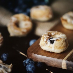Mini Blueberry Donuts